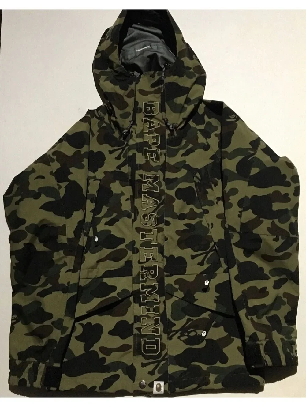 Bape X Mastermind Camo goretex snowboard jacket